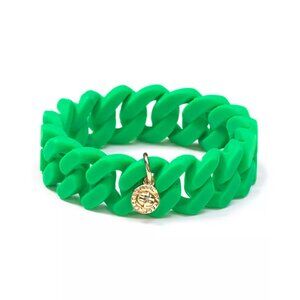 Marc by Marc Jacobs Silicone Bracelet Toucan Green w/ Charm NWT